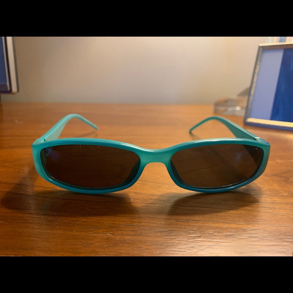 NWOT Giorgio Armani made in Italy teal sunglasses 🐬